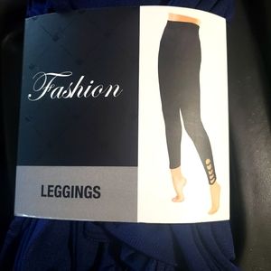 NWT Navy Blue L XL Leggings